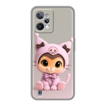 Силиконовый чехол на Realme C31 с принтом Куроми Kuromi 