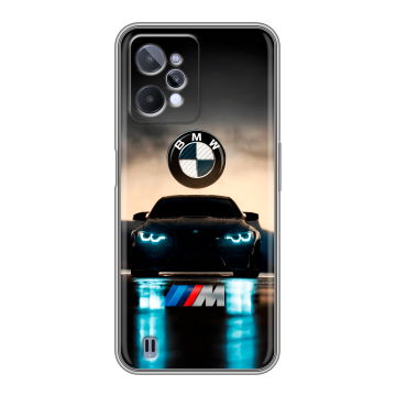 Силиконовый чехол на Realme C31 с принтом БМВ BMW Силиконовый чехол на Realme C31 с принтом БМВ BMW