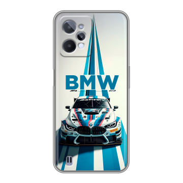 Силиконовый чехол на Realme C31 с принтом БМВ BMW