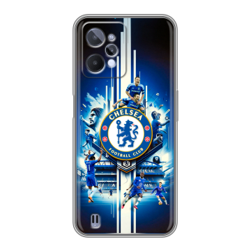 Силиконовый чехол на Realme C31 с принтом Chelsea Челси Силиконовый чехол на Realme C31 с принтом Chelsea Челси