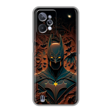 Силиконовый чехол на Realme C31 с принтом Batman Бэтмен Силиконовый чехол на Realme C31 с принтом Batman Бэтмен