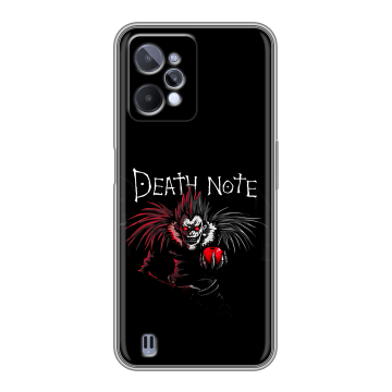 Силиконовый чехол на Realme C31 с принтом Death note Тетрадь смерти