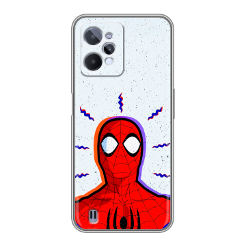Силиконовый чехол на Realme C31 с принтом Spiderman Человек паук Силиконовый чехол на Realme C31 с принтом Spiderman Человек паук