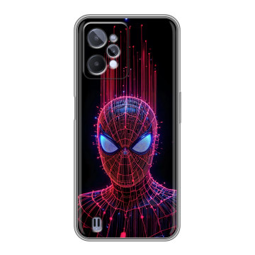 Силиконовый чехол на Realme C31 с принтом Spiderman Человек паук