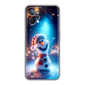 Силиконовый чехол на Realme C31 с принтом Новый год Силиконовый чехол на Realme C31 с принтом Новый год