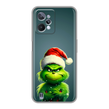 Силиконовый чехол на Realme C31 с принтом Новый год Силиконовый чехол на Realme C31 с принтом Новый год