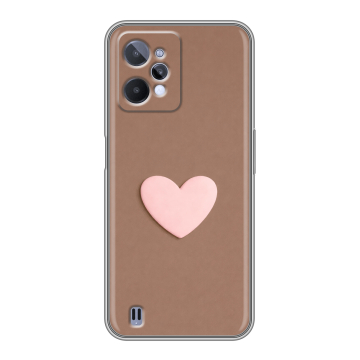 Силиконовый чехол на Realme C31 с принтом женский