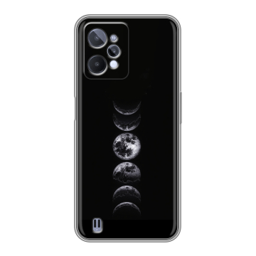 Силиконовый чехол на Realme C31 с принтом женский