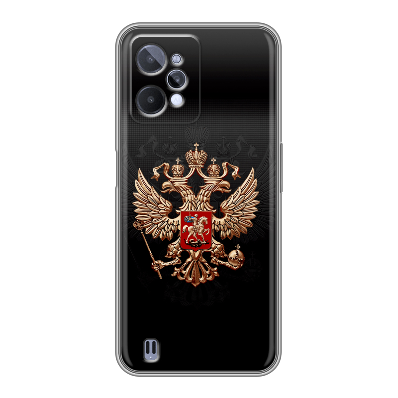 Силиконовый чехол на Realme C31 с принтом Герб России Силиконовый чехол на Realme C31 с принтом Герб России