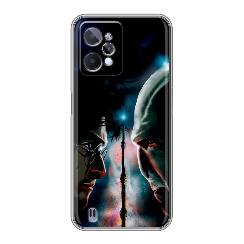 Силиконовый противоударный чехол на Realme C31 с принтом Гарри Поттер Harry Potter Силиконовый противоударный чехол на Realme C31 с принтом Гарри Поттер Harry Potter