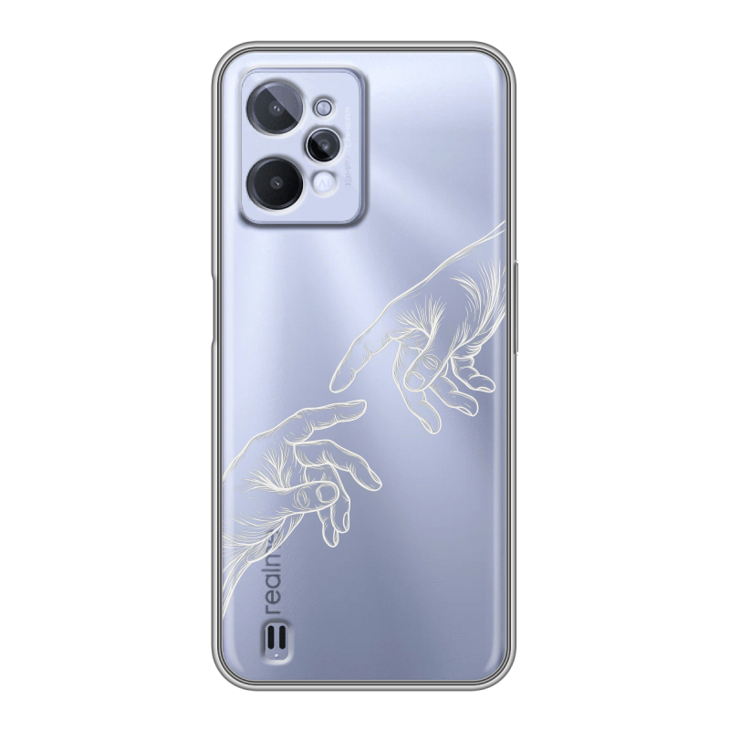 Силиконовый чехол на Realme C31 с принтом Сотворение мира Силиконовый чехол на Realme C31 с принтом Сотворение мира