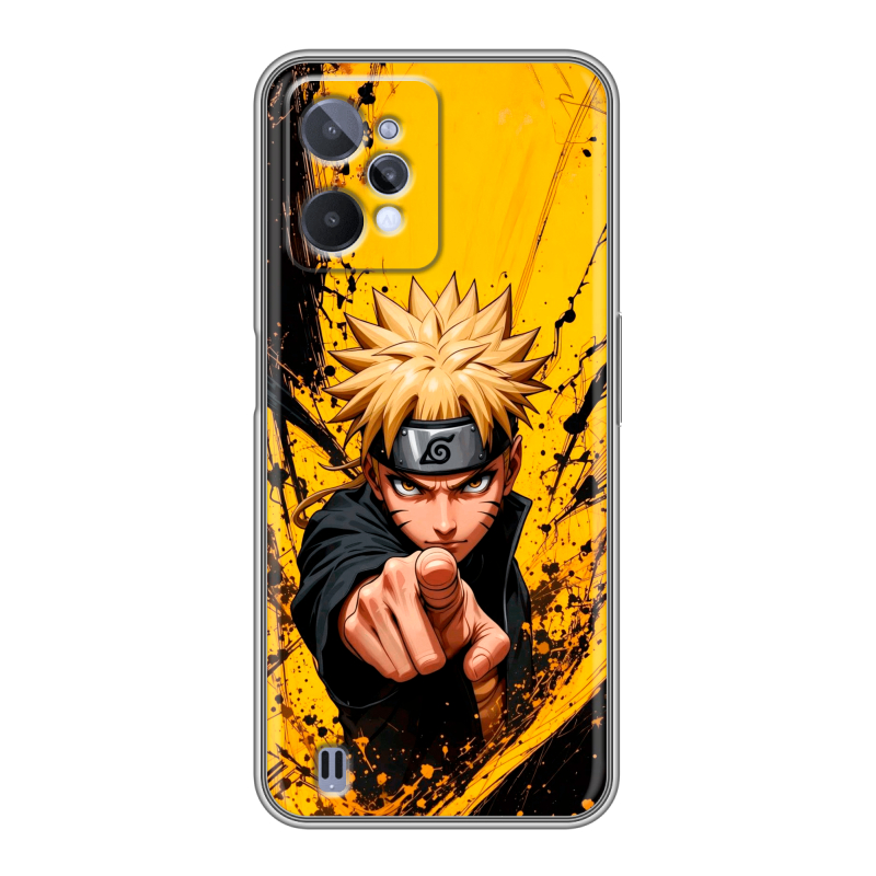 Силиконовый чехол на Realme C31 с принтом Naruto Наруто Силиконовый чехол на Realme C31 с принтом Naruto Наруто