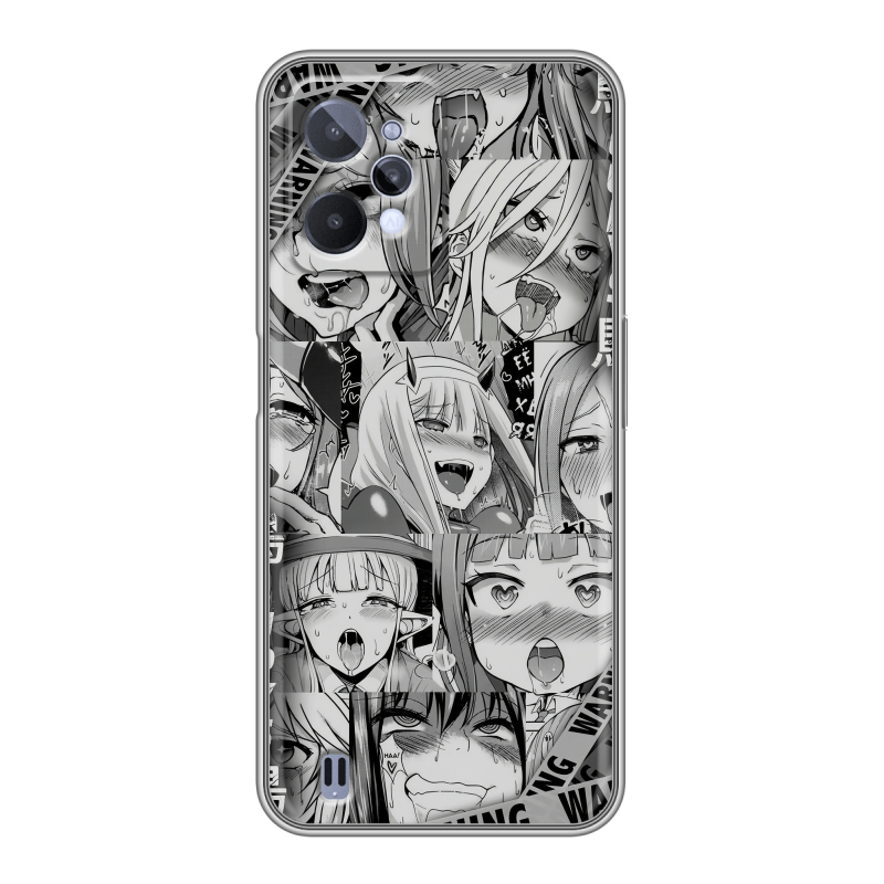 Силиконовый чехол на Realme C31 с принтом Ahegao Ахегао Аниме Силиконовый чехол на Realme C31 с принтом Ahegao Ахегао Аниме