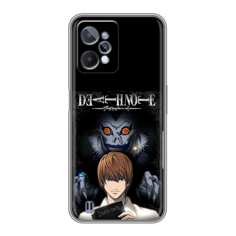Силиконовый чехол на Realme C31 с принтом Death note Тетрадь смерти Силиконовый чехол на Realme C31 с принтом Death note Тетрадь смерти