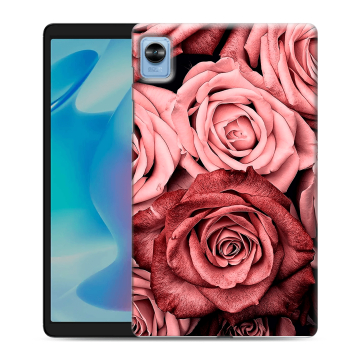 Силиконовый чехол на планшета Realme Pad Mini с принтом Цветы розы
