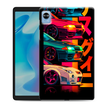 Силиконовый чехол на Realme Pad Mini с принтом Гоночные машины Силиконовый чехол на Realme Pad Mini с принтом Гоночные машины