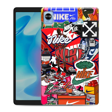 Силиконовый чехол на Realme Pad Mini с принтом Найк Nike яркий Силиконовый чехол на Realme Pad Mini с принтом Найк Nike яркий