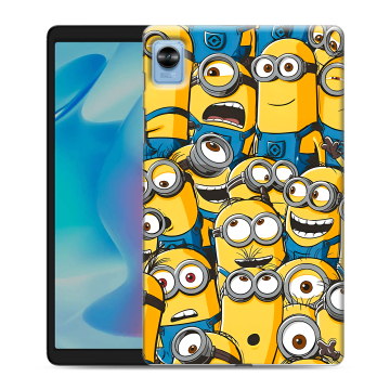 Силиконовый чехол на Realme Pad Mini с принтом Миньоны Силиконовый чехол на Realme Pad Mini с принтом Миньоны