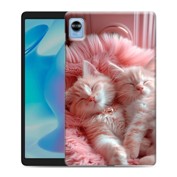 Силиконовый чехол на Realme Pad Mini с принтом котята котики Силиконовый чехол на Realme Pad Mini с принтом котята котики