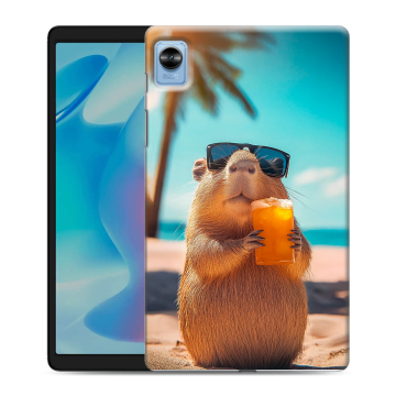 Силиконовый чехол на Realme Pad Mini с принтом Капибара Силиконовый чехол на Realme Pad Mini с принтом Капибара