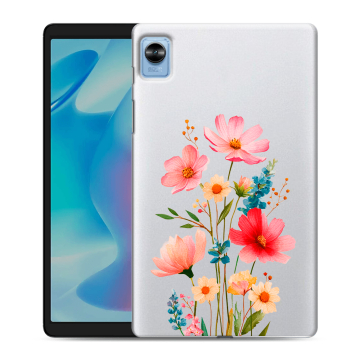 Силиконовый чехол на Realme Pad Mini с принтом Цветы