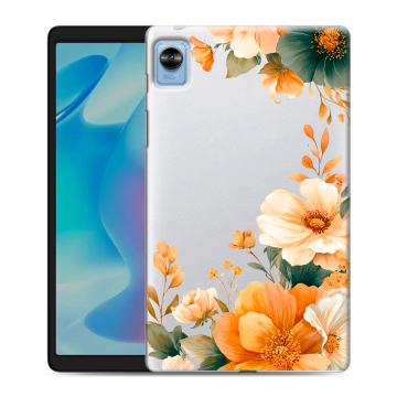 Силиконовый чехол на Realme Pad Mini с принтом Цветы принт
