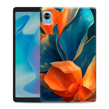 Силиконовый чехол на Realme Pad Mini с принтом Цветы