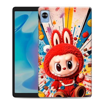 Силиконовый чехол на Realme Pad Mini с принтом Labubu Лабубу Силиконовый чехол на Realme Pad Mini с принтом Labubu Лабубу