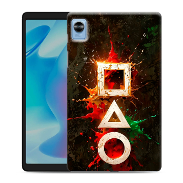 Силиконовый чехол на Realme Pad Mini с принтом Squid Game Игра кальмара Силиконовый чехол на Realme Pad Mini с принтом Squid Game Игра кальмара