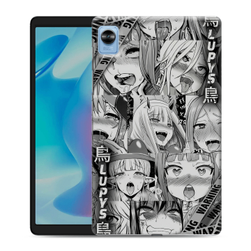 Силиконовый чехол на Realme Pad Mini с принтом Ahegao Ахегао Аниме