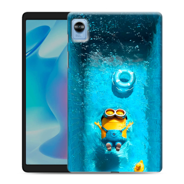 Силиконовый чехол на Realme Pad Mini с принтом Миньоны Силиконовый чехол на Realme Pad Mini с принтом Миньоны