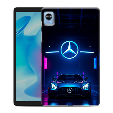 Силиконовый чехол на Realme Pad Mini с принтом Mercedes Мерседес Силиконовый чехол на Realme Pad Mini с принтом Mercedes Мерседес