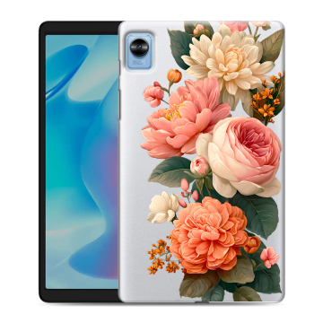 Силиконовый чехол на Realme Pad Mini с принтом цветы