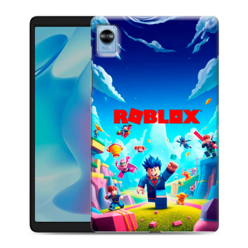 Силиконовый чехол на Realme Pad Mini с принтом Roblox Роблокс