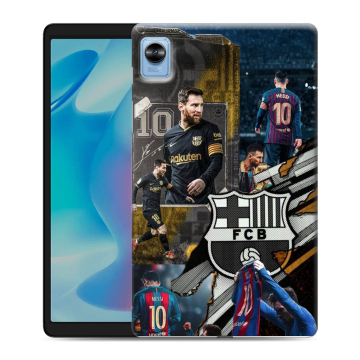 Силиконовый чехол на Realme Pad Mini с принтом Messi Barcelona Силиконовый чехол на Realme Pad Mini с принтом Messi Barcelona