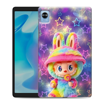 Силиконовый чехол на Realme Pad Mini с принтом Labubu Лабубу Силиконовый чехол на Realme Pad Mini с принтом Labubu Лабубу