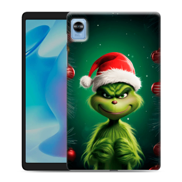 Силиконовый чехол на Realme Pad Mini с принтом Гринч Новый год Рождество