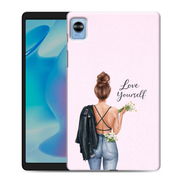 Силиконовый чехол на Realme Pad Mini с принтом женский Силиконовый чехол на Realme Pad Mini с принтом женский