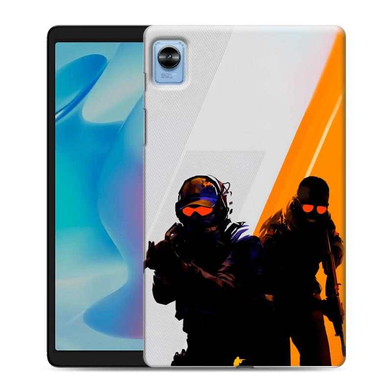 Силиконовый противоударный чехол на Realme Pad Mini с принтом Контер страйк Counter strike Силиконовый противоударный чехол на Realme Pad Mini с принтом Контер страйк Counter strike