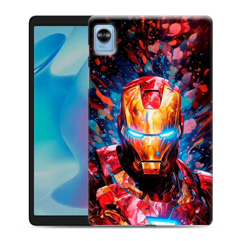 Силиконовый чехол на Realme Pad Mini с принтом Железный человек Ironman Силиконовый чехол на Realme Pad Mini с принтом Железный человек Ironman