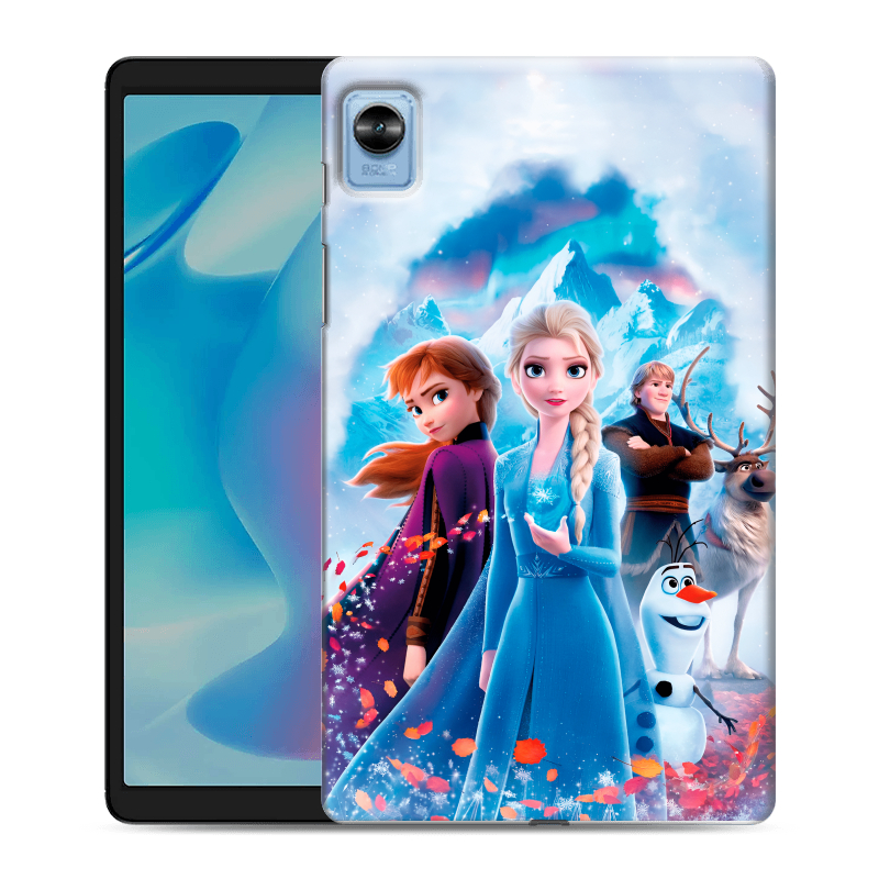 Силиконовый чехол на Realme Pad Mini с принтом Холодное сердце Frozen Силиконовый чехол на Realme Pad Mini с принтом Холодное сердце Frozen