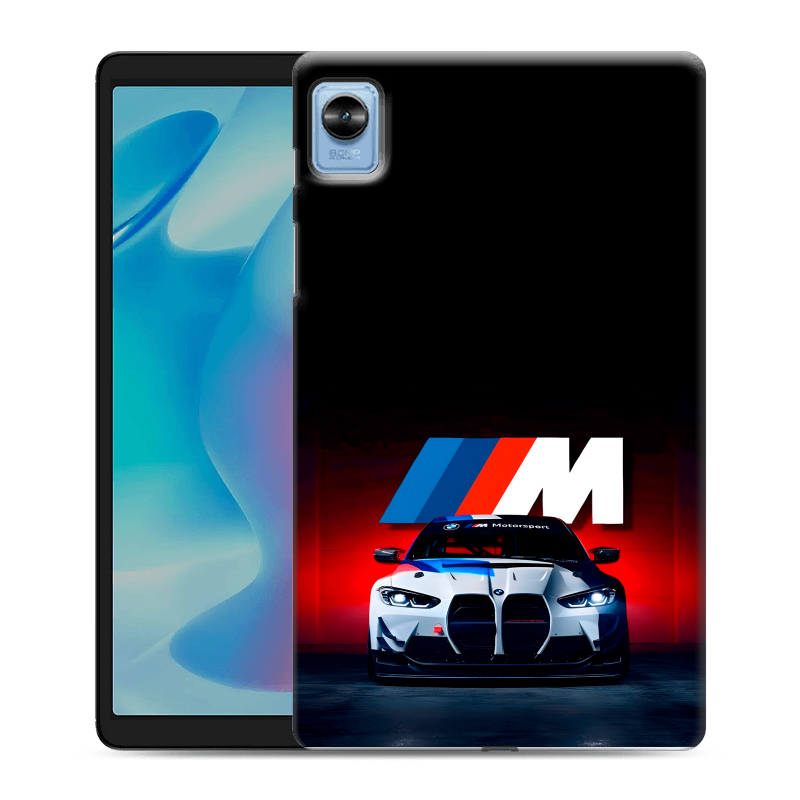 Силиконовый противоударный чехол на Realme Pad Mini с принтом БМВ BMW Силиконовый противоударный чехол на Realme Pad Mini с принтом БМВ BMW