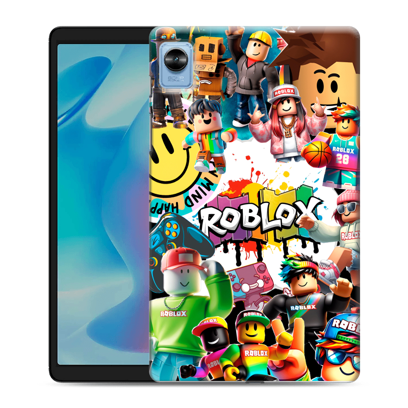 Силиконовый чехол на Realme Pad Mini с принтом Roblox Роблокс Силиконовый чехол на Realme Pad Mini с принтом Roblox Роблокс