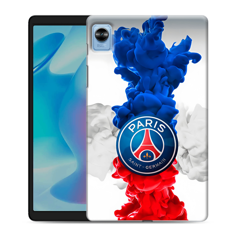 Силиконовый чехол на Realme Pad Mini с принтом PSG ПСЖ Силиконовый чехол на Realme Pad Mini с принтом PSG ПСЖ