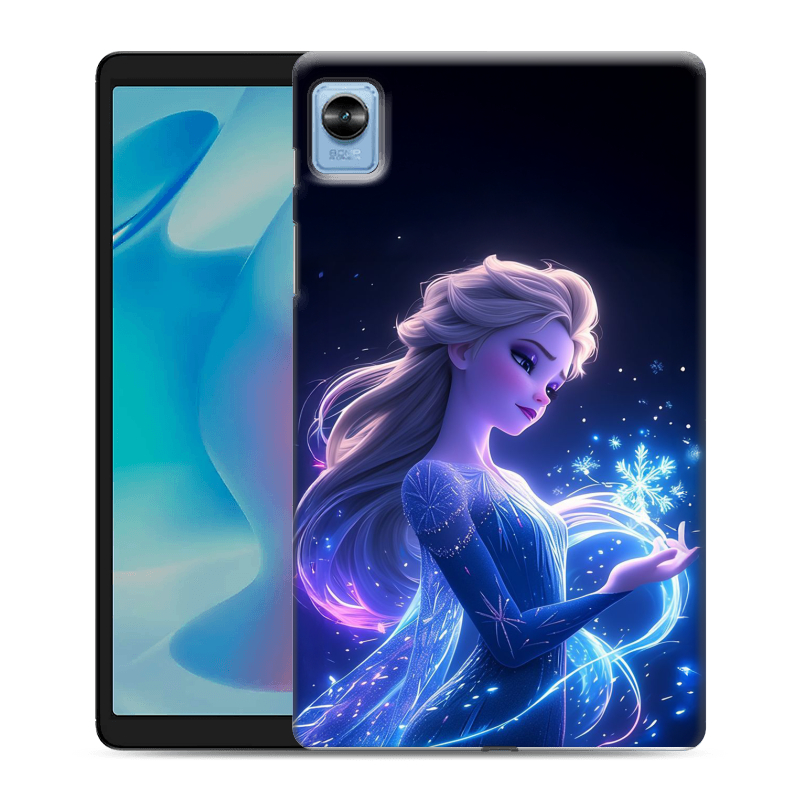 Силиконовый чехол на планшета Realme Pad Mini с принтом Холодное сердце Frozen Силиконовый чехол на планшета Realme Pad Mini с принтом Холодное сердце Frozen