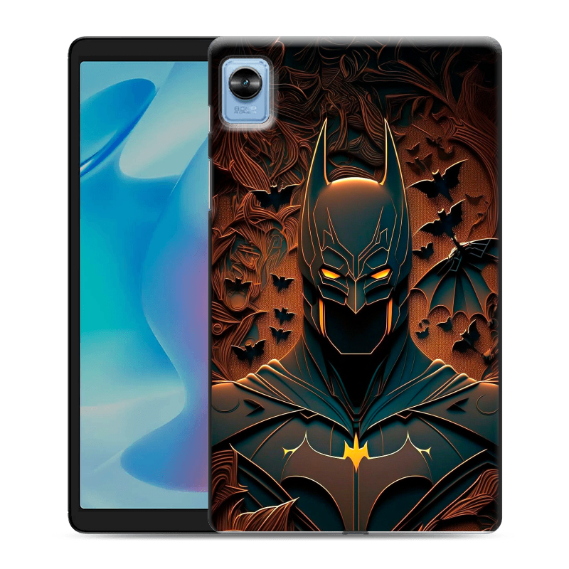Силиконовый противоударный чехол на Realme Pad Mini с принтом Batman Бэтмен Силиконовый противоударный чехол на Realme Pad Mini с принтом Batman Бэтмен