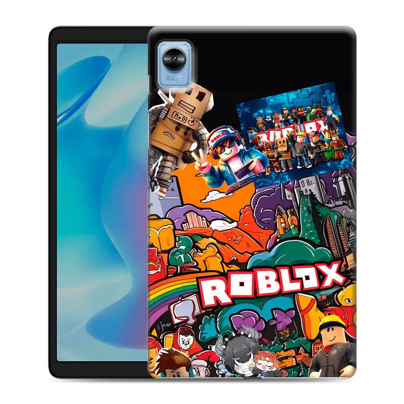 Силиконовый чехол на Realme Pad Mini с принтом Roblox Роблокс Силиконовый чехол на Realme Pad Mini с принтом Roblox Роблокс