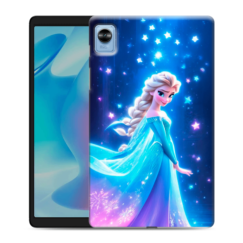 Силиконовый чехол на Realme Pad Mini с принтом Холодное сердце Frozen Силиконовый чехол на Realme Pad Mini с принтом Холодное сердце Frozen