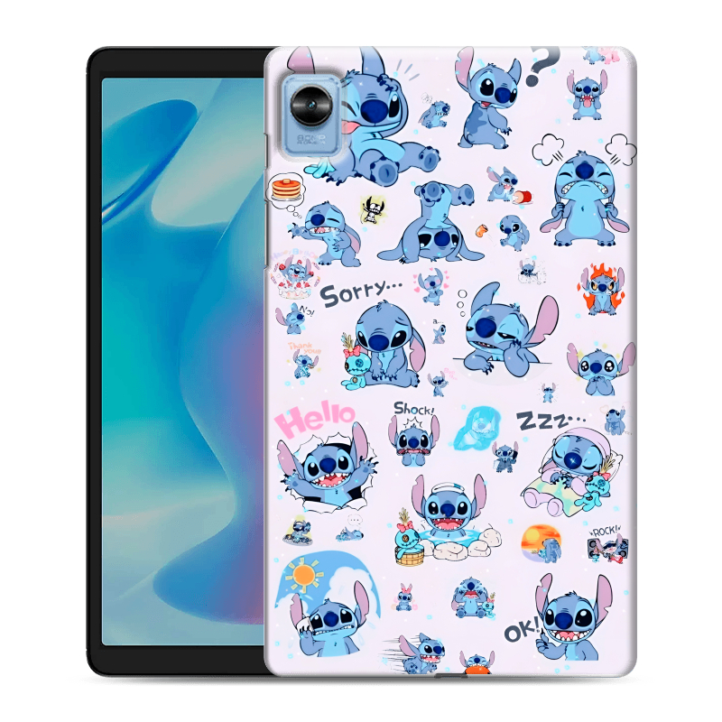 Силиконовый чехол на Realme Pad Mini с принтом Лило и Стич Силиконовый чехол на Realme Pad Mini с принтом Лило и Стич