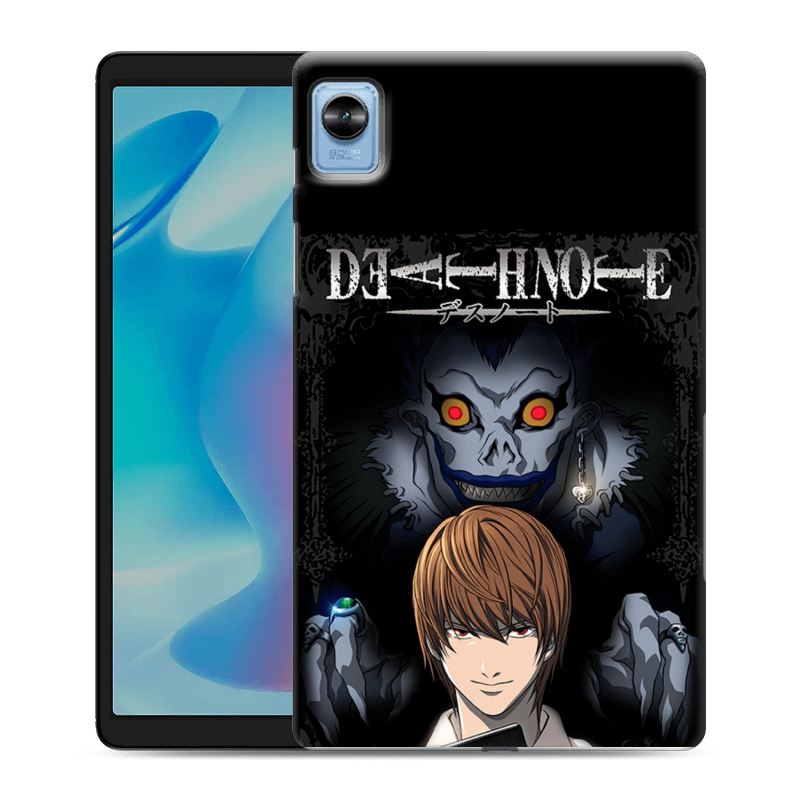 Силиконовый чехол на Realme Pad Mini с принтом Death note Тетрадь смерти Силиконовый чехол на Realme Pad Mini с принтом Death note Тетрадь смерти